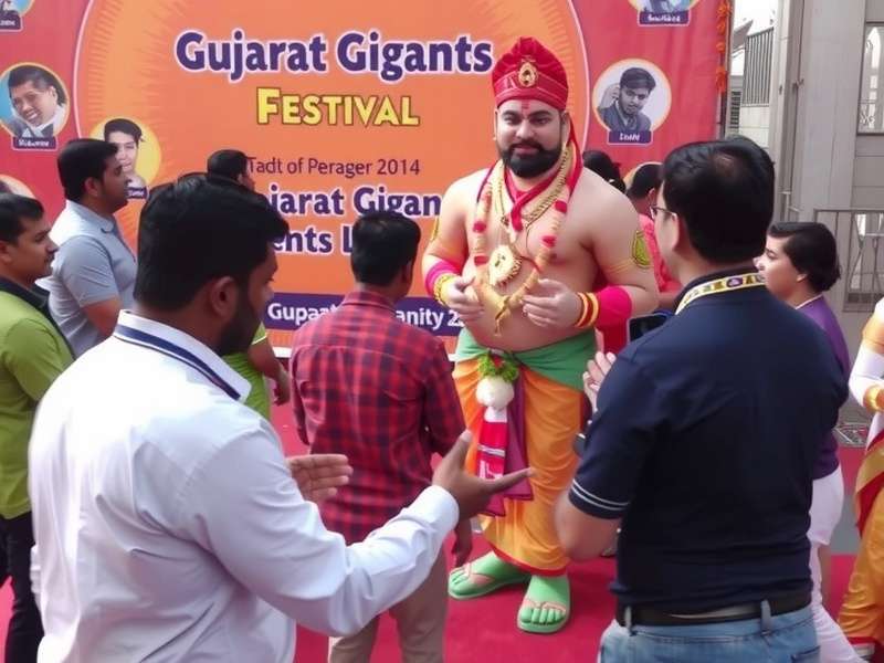 Diwali Celebration in Gujarat Giants Gujarat Giants Festival Event
