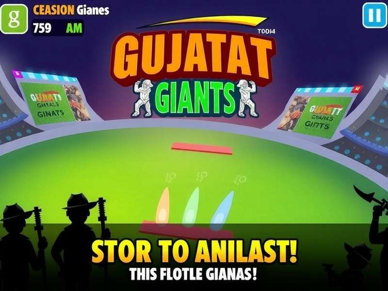 Gujarat Giants In-Game Action Gujarat Giants Gameplay Screenshot